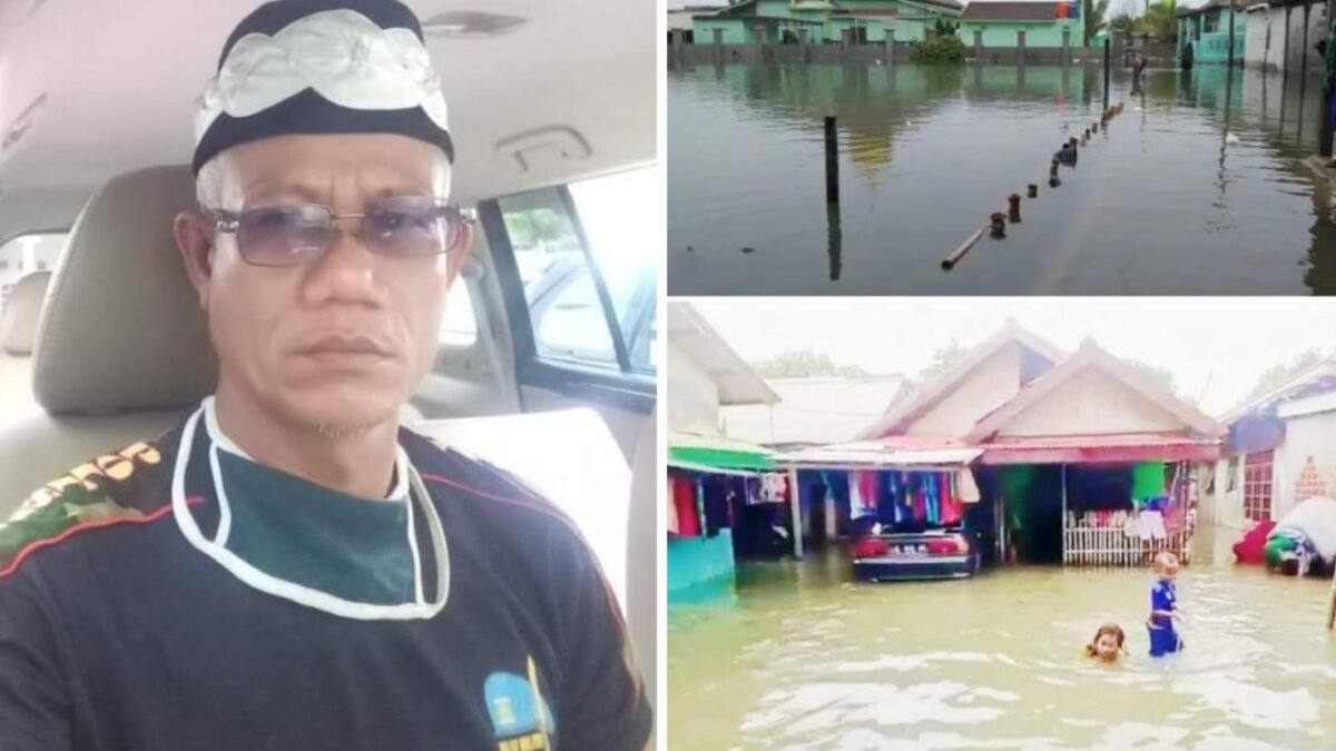 Sungai Ciherang Meluap Akses Masyarakat Terputus