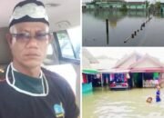 Sungai Ciherang Meluap Akses Masyarakat Terputus