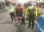 Satlantas Polres Purwakarta Tindak Pengendara Knalpot Bising.