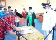 Sekda M.Azan SH Melantik PJ.Kades Matagual Kecamatan Batin XXIV Batang Hari