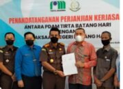 Kejaksaan Negeri Batanghari Tandatangani Kerjasama Dengan PDAM Tirta Batanghari