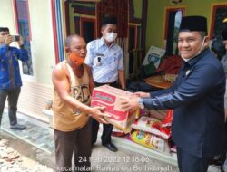 Ketua DPRD Muratara Bersama Kapolres Kunjungi Warga Korban Angin Puting Beliung Di Kecamatan Rawas Ulu.