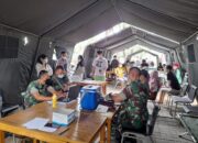 Dukung Program Pemerintah, Serbuan Vaksinasi Koramil 01/TS Kodim 0503/JB Eksis Tiada Henti