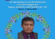 Ketua Lembaga Anti Narkotika Kabupaten Bekasi Sampaikan Berita Dukacita, Selamat Jalan Bang Maruli Situmorang