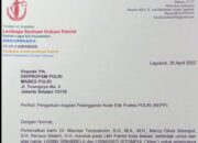 Merasa Tidak Adil, LBH Patriot Adukan Oknum Polsek Laguboti Ke Divpropam