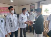 Kakanwil Kemenkumham Aceh dan Kadiv Pas serahkan remisi khusus idul fitri secara simbolis di Lapas Banda Aceh.