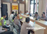 Untuk Tingkatkan Kamtibcarlantas di Wilkum Toba, Wakapolres Pimpin Anev