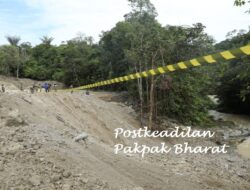 Cemari Sungai Lae Ordi Satpol PP Hentikan Pembuangan Limbah PT.SEL Di Desa Pardomuan