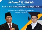 Rektor dan Civitas Akademika Universitas Sebelas Maret Mengucapkan Selamat & Sukses atas terpilihnya Prof. dr. Ova Emilia, M.Med.,SpOG(K).,Ph.D Sebagai Rektor Universitas Gadjah Mada