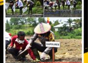 KAPOLRES BENGKALIS  AKBP HENDRA GUNAWAN, SIK, MT Canangkan Kegiatan Kampung Tangguh Nusantara, Gerakan Jaga Kampung.