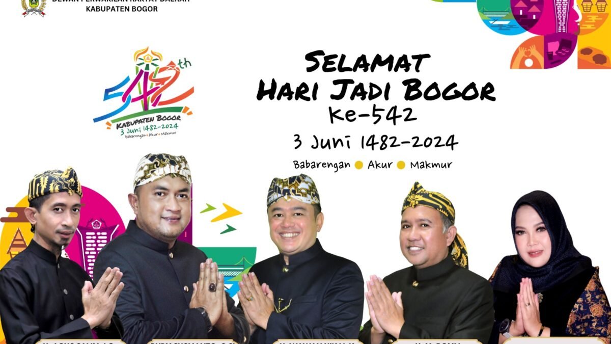 DPRD kabupaten Bogor mengucapkan hari jadi Bogor