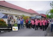 SAMBUT HARI BHAYANGKARA KE 76, POLRES HUMBAHAS GELAR OLAHRAGA BERSAMA DENGAN FORKOPIMDA