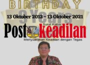 Penasehat Utama FBI DPC Kabupaten Bekasi Mengucapkan Happy Anniversary Postkeadilan yang ke 9