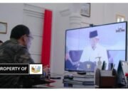 Bupati Humbahas Ikuti Zoom Penandatanganan Nota Kesepahaman Percepatan MPP