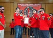 Pelantikan PAC PBB (Pemuda Batak Bersatu) Cikampek Di Hadiri Ketua GMDM Billal, Kapolsek Endar, Dan Ramil Dan Mupika Berlangsung Penuh Semangat