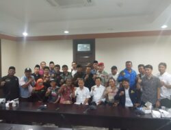 Audiensi FOWAPTI , Forum warga Pilar tertindas Ke Polres Metro Kabupaten Bekasi
