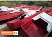 Dinas Perikanan Dan Kelautan Nisel Serahkan Bantuan Hibah Perahu Motor Kepada 20 Kelompok Nelayan.