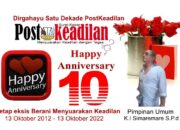 Dirgahayu Satu Dekade PostKeadilan