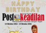 Ketua MKKS Kota Bekasi Mengucapkan Happy Anniversary Postkeadilan yang ke 9