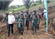 Mayjen TNI Gamal Haryo Putro Bersama Bupati Pakpak Bharat Tinjau Lokasi TMMD Ke-112
