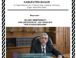 PDAM TIRTA KAHURIPAN KABUPATEN BOGOR MENGUCAPKAN HARI JADI BOGOR KE – 536 TAHUN 2018