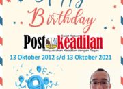 Sekretaris Dinas Pendidikan Humbang Hasundutan  Mengucapkan Happy Anniversary Postkeadilan yang ke 9