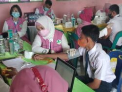 SMPN 3 Tanjung Beringin Serdang Bedagai Lakukan Giat Vaksin 1 Untuk 456 Siswa