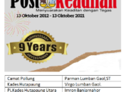 CAMAT Dan Kepala Desa se-Kecamatan Pollung  Mengucapkan Happy Anniversary Postkeadilan yang ke 9